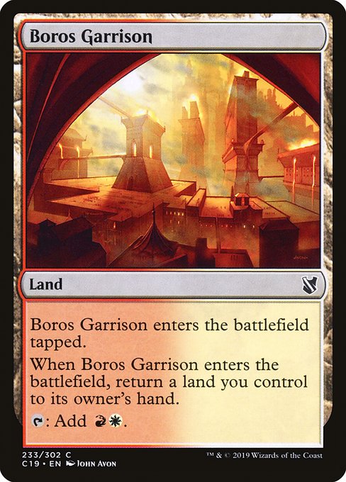 Boros Garrison [Commander 2019] | Jack's On Queen