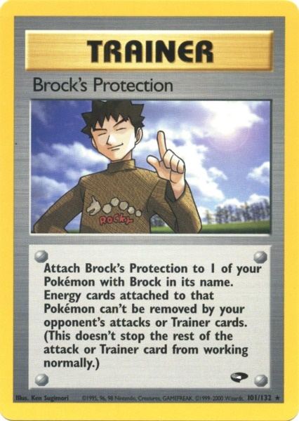 Brock's Protection (101/132) [Gym Challenge Unlimited] | Jack's On Queen