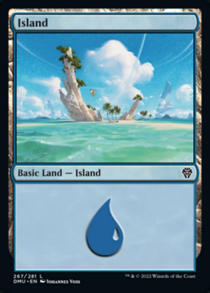 Island (267) [Dominaria United] | Jack's On Queen