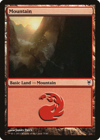 Mountain (75) [Duel Decks: Sorin vs. Tibalt] | Jack's On Queen