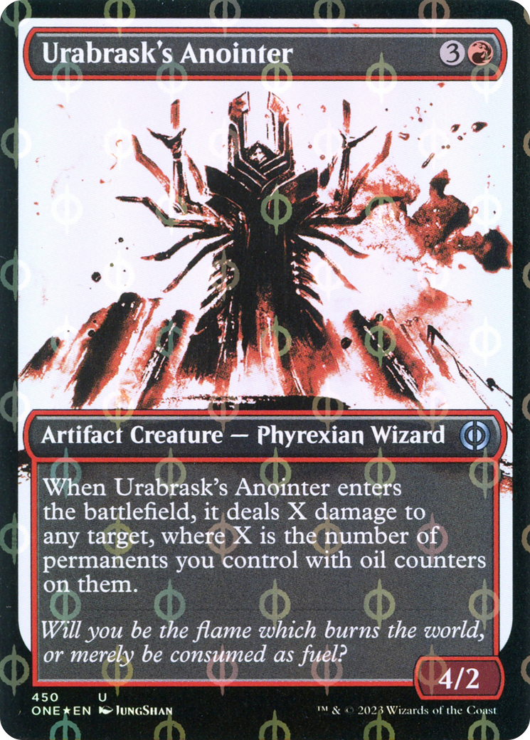 Urabrask's Anointer (Showcase Ichor Step-and-Compleat Foil) [Phyrexia: All Will Be One] | Jack's On Queen