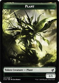 Plant // Morph Double-sided Token [Commander 2019 Tokens] | Jack's On Queen