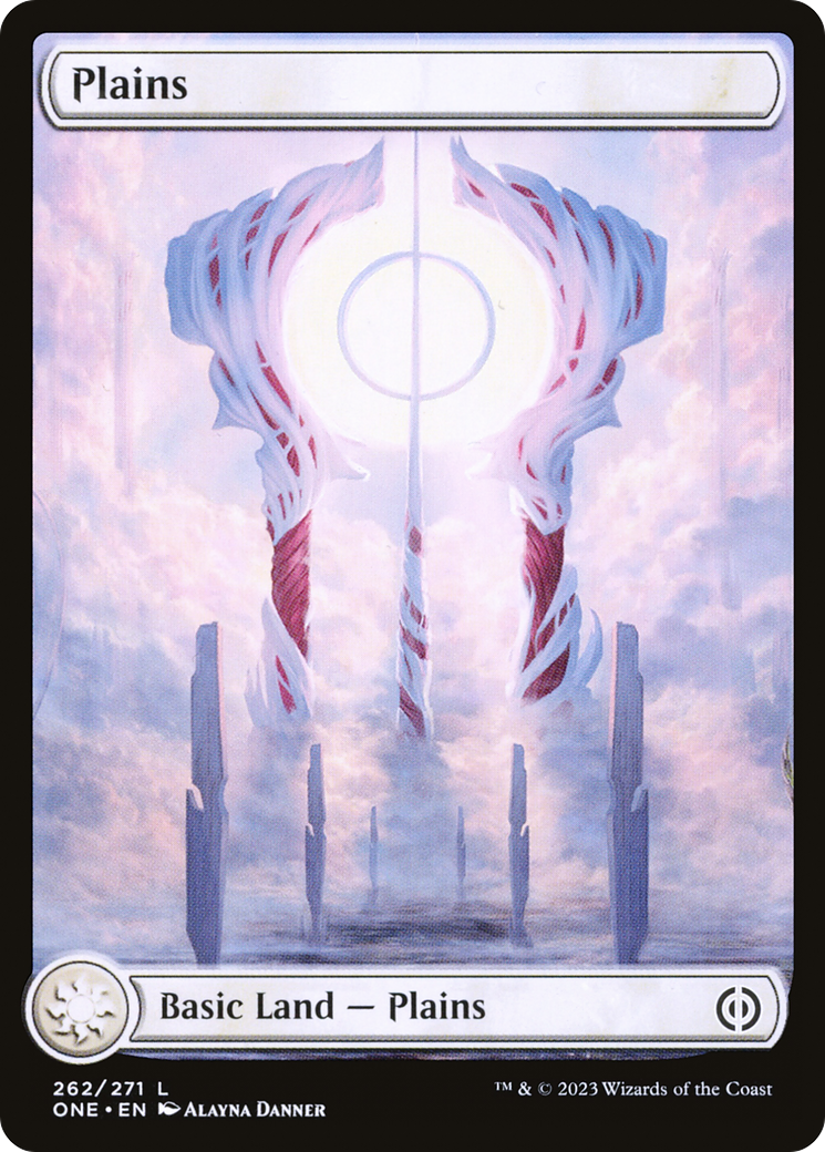 Plains (262) (Full-Art) [Phyrexia: All Will Be One] | Jack's On Queen