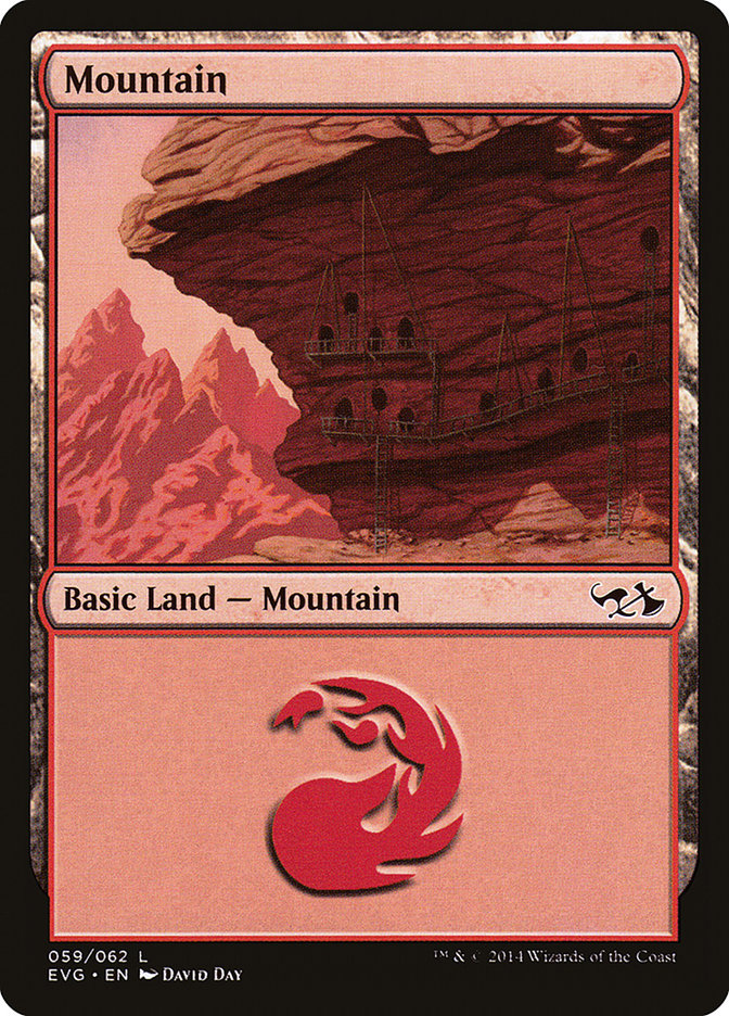 Mountain (59) (Elves vs. Goblins) [Duel Decks Anthology] | Jack's On Queen