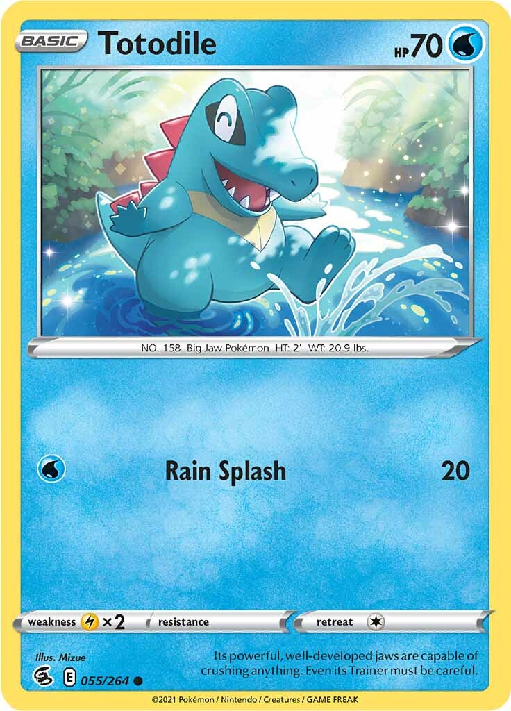 Totodile (055/264) [Sword & Shield: Fusion Strike] | Jack's On Queen