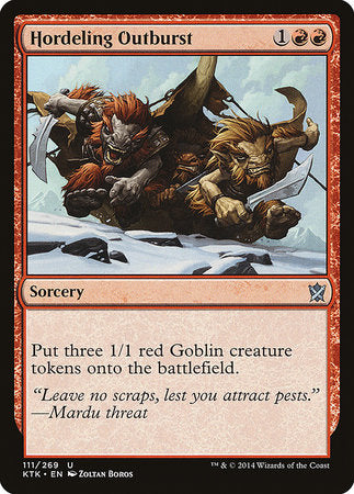 Hordeling Outburst [Khans of Tarkir] | Jack's On Queen