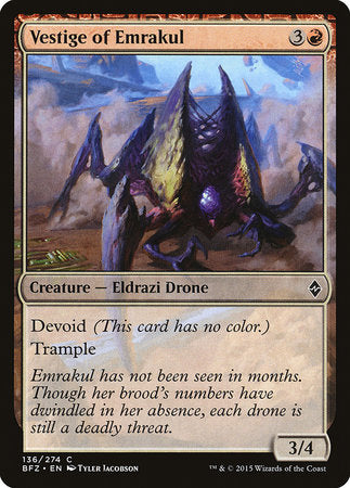 Vestige of Emrakul [Battle for Zendikar] | Jack's On Queen