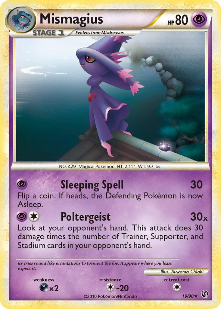 Mismagius (19/90) [HeartGold & SoulSilver: Undaunted] | Jack's On Queen