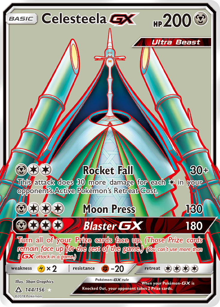 Celesteela GX (144/156) [Sun & Moon: Ultra Prism] | Jack's On Queen