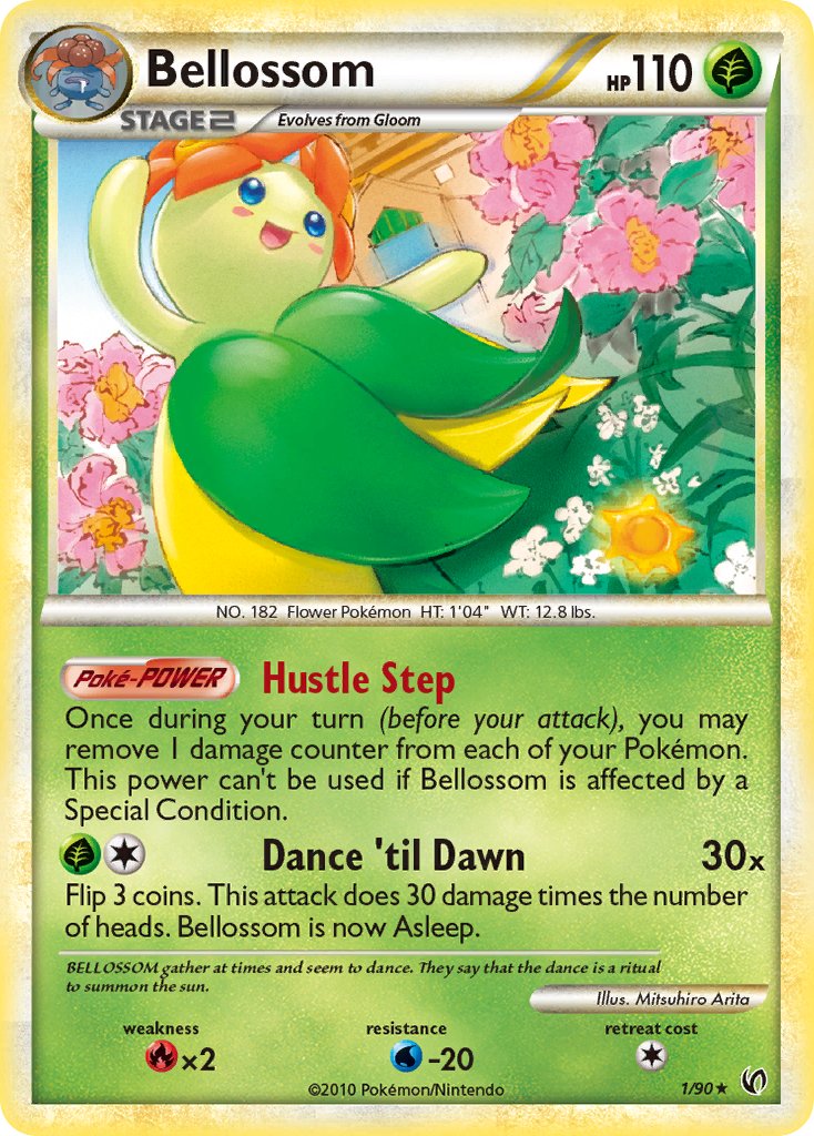 Bellossom (1/90) (Theme Deck Exclusive) [HeartGold & SoulSilver: Undaunted] | Jack's On Queen