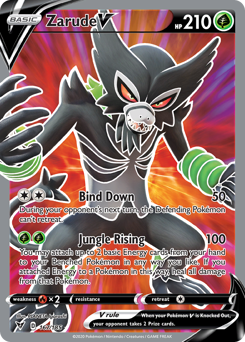 Zarude V (167/185) [Sword & Shield: Vivid Voltage] | Jack's On Queen
