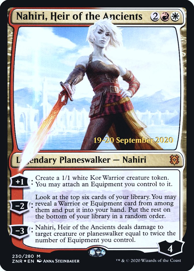 Nahiri, Heir of the Ancients  [Zendikar Rising Prerelease Promos] | Jack's On Queen