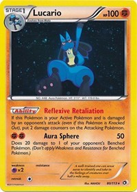 Lucario (80/113) (Cosmos Holo) [Black & White: Legendary Treasures] | Jack's On Queen