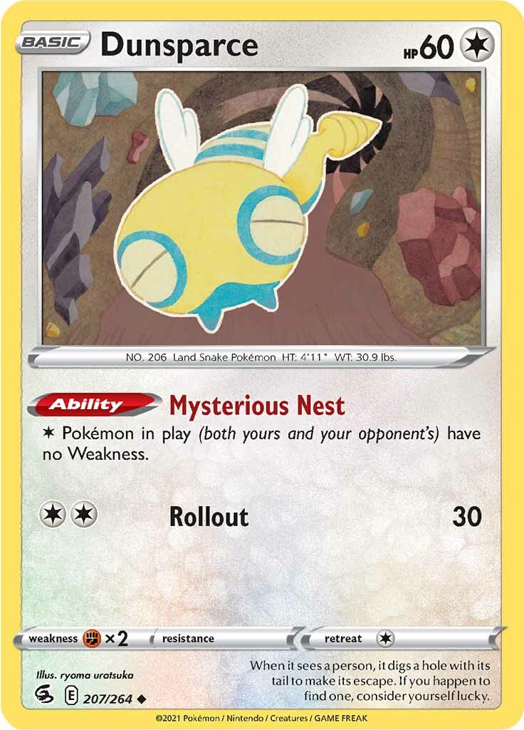 Dunsparce (207/264) [Sword & Shield: Fusion Strike] | Jack's On Queen
