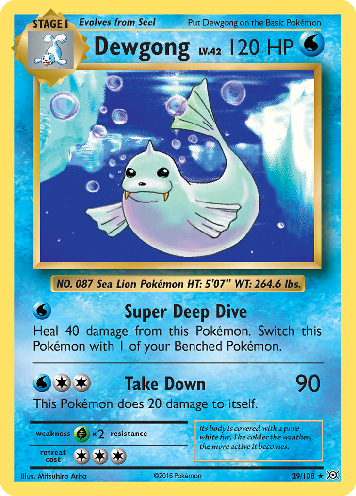 Dewgong (29/108) [XY: Evolutions] | Jack's On Queen