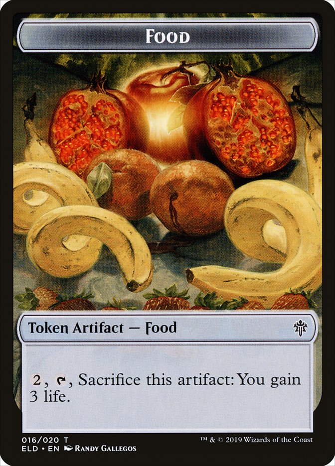 Food (016/020) [Throne of Eldraine Tokens] | Jack's On Queen