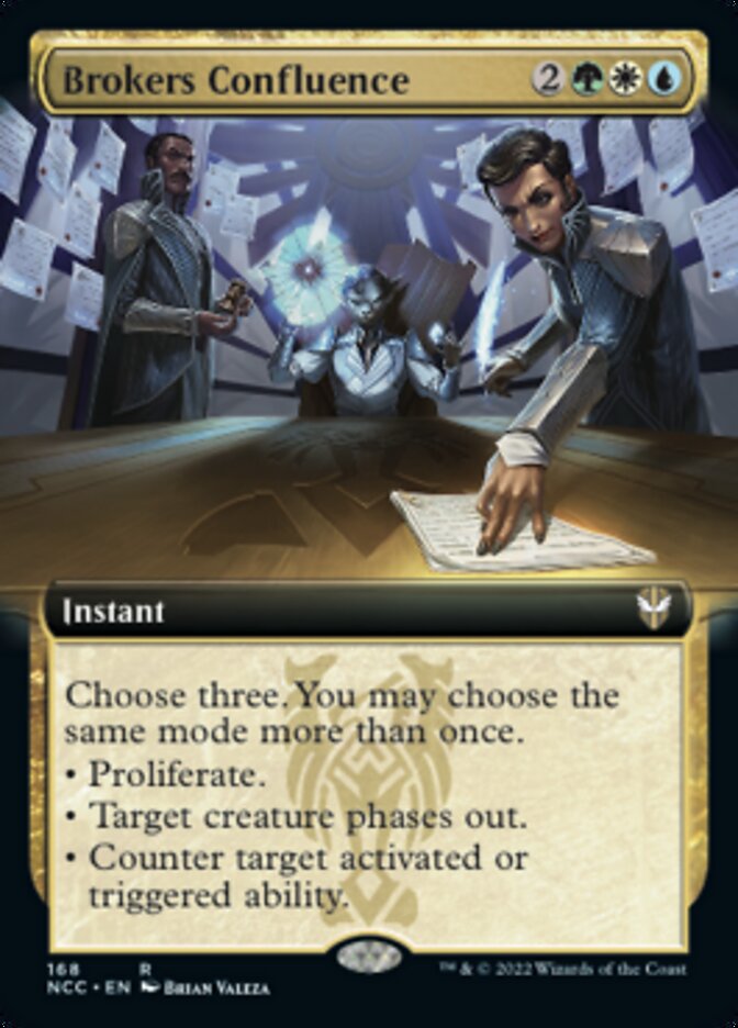Brokers Confluence (Extended Art) [Streets of New Capenna Commander] | Jack's On Queen