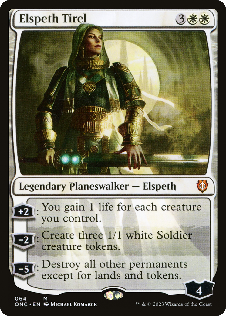 Elspeth Tirel [Phyrexia: All Will Be One Commander] | Jack's On Queen