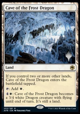 Cave of the Frost Dragon (Promo Pack) [Dungeons & Dragons: Adventures in the Forgotten Realms Promos] | Jack's On Queen