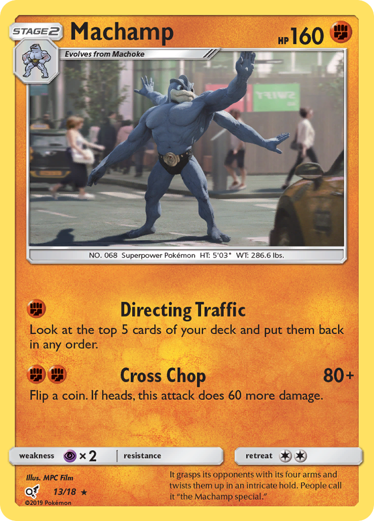 Machamp (13/18) [Sun & Moon: Detective Pikachu] | Jack's On Queen