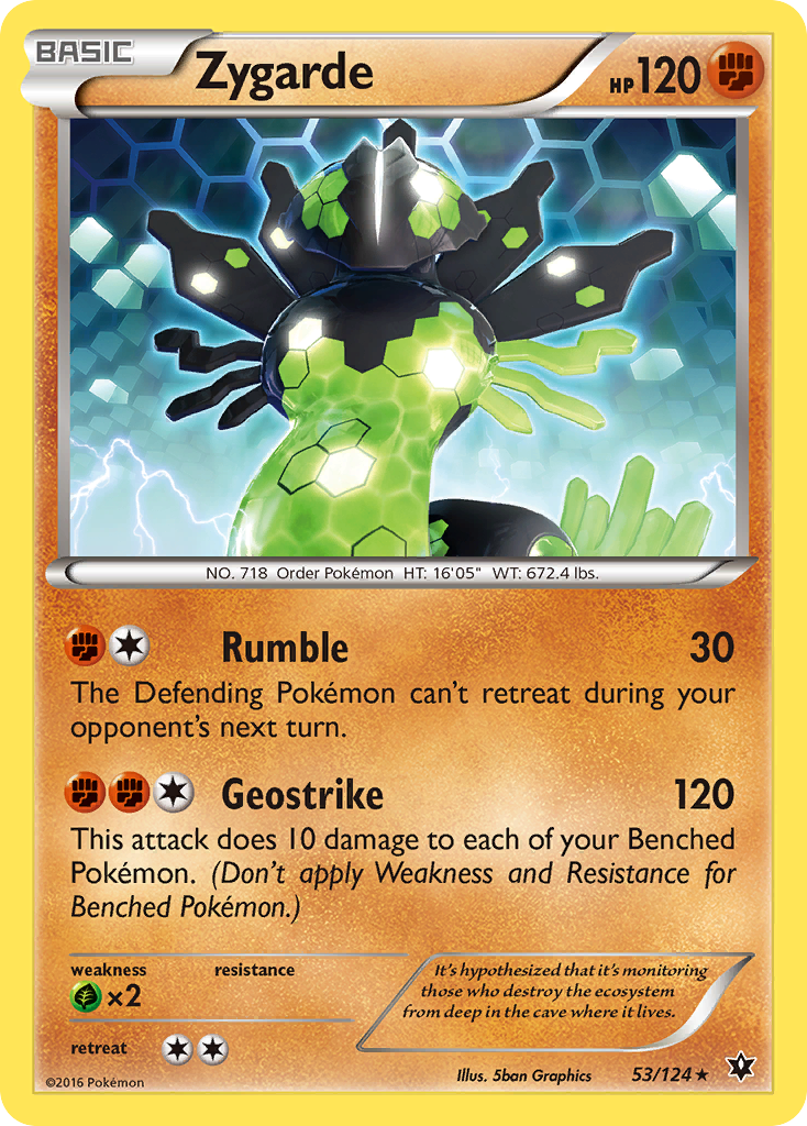 Zygarde (53/124) [XY: Fates Collide] | Jack's On Queen