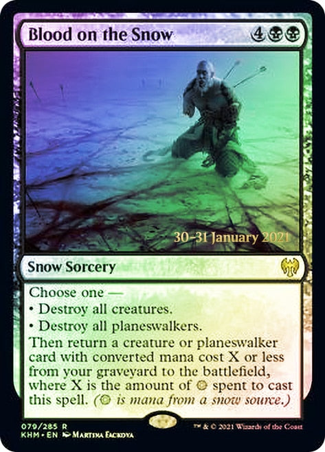 Blood on the Snow  [Kaldheim Prerelease Promos] | Jack's On Queen