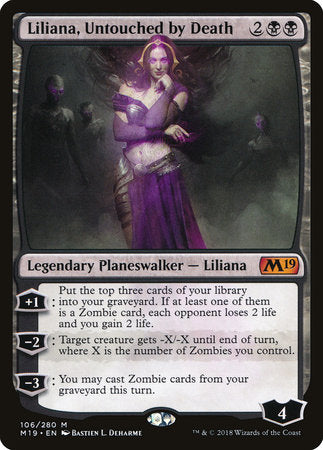 Liliana, Untouched by Death [Core Set 2019] | Jack's On Queen