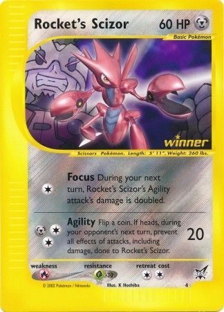 Rocket's Scizor (4) (Jumbo Card) [Best of Promos] | Jack's On Queen