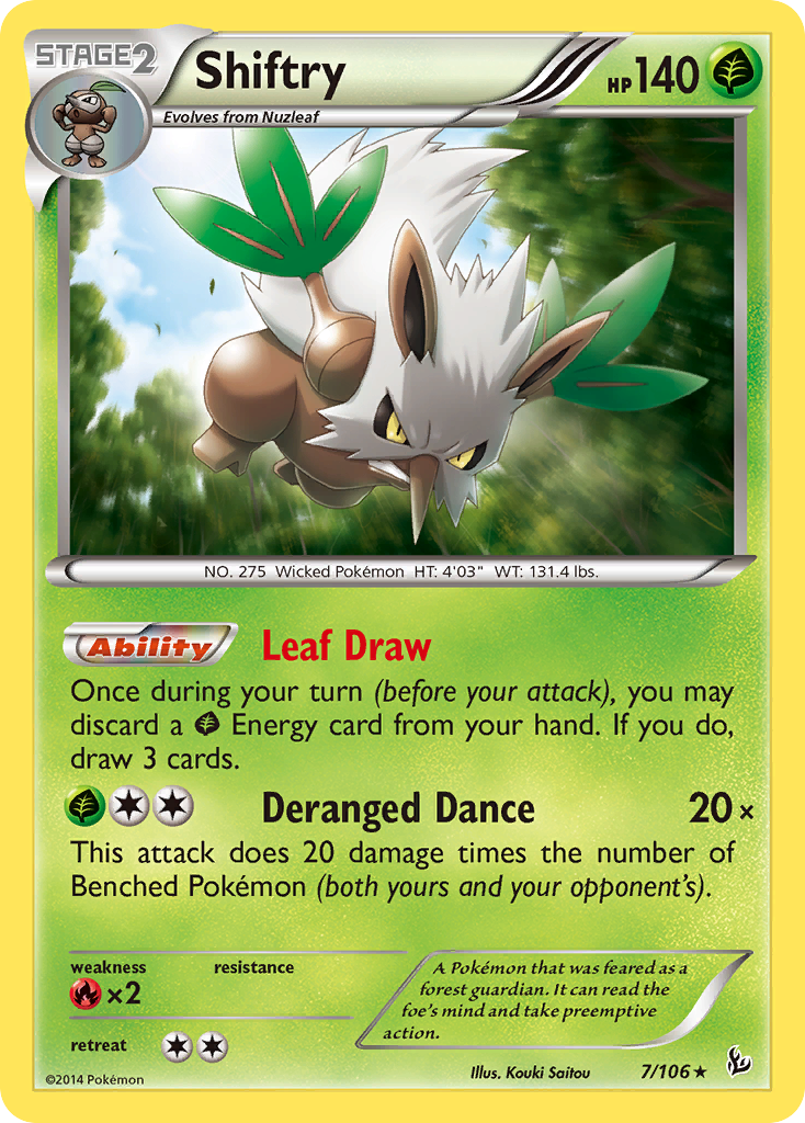 Shiftry (7/106) [XY: Flashfire] | Jack's On Queen