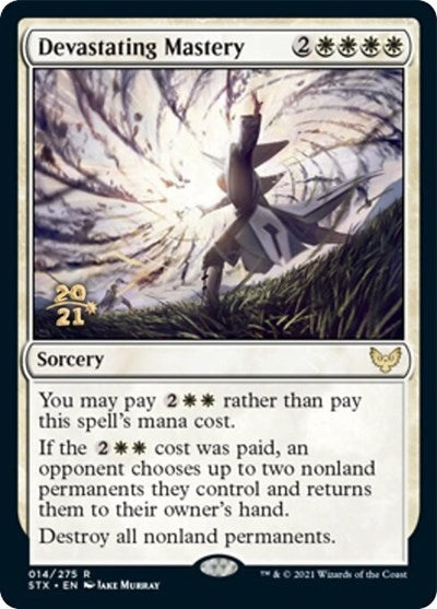 Devastating Mastery [Strixhaven: School of Mages Prerelease Promos] | Jack's On Queen