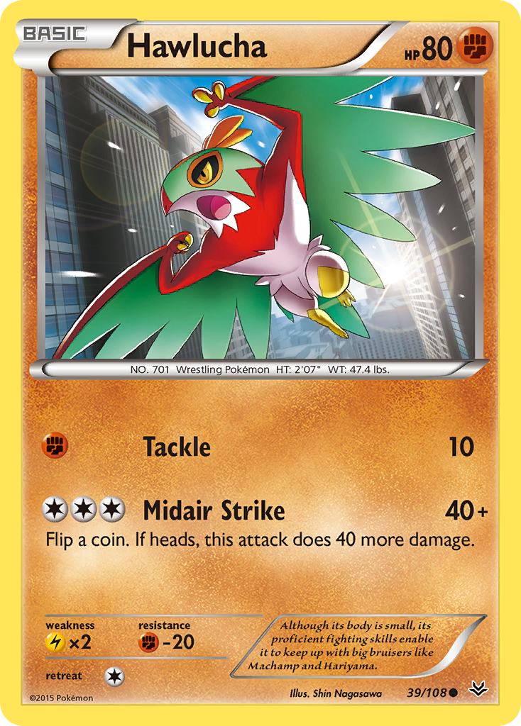 Hawlucha (39/108) [XY: Roaring Skies] | Jack's On Queen