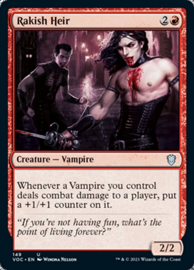 Rakish Heir [Innistrad: Crimson Vow Commander] | Jack's On Queen