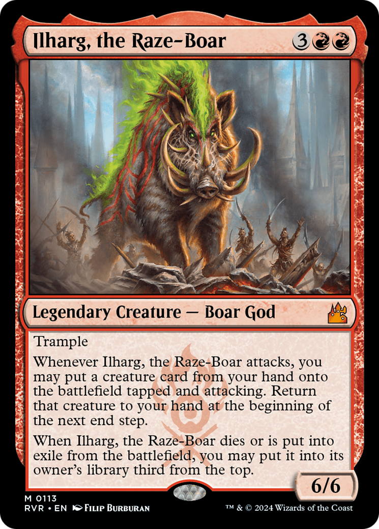 Ilharg, the Raze-Boar [Ravnica Remastered] | Jack's On Queen