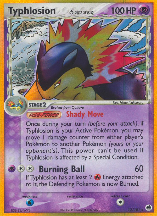 Typhlosion (12/101) (Delta Species) [EX: Dragon Frontiers] | Jack's On Queen