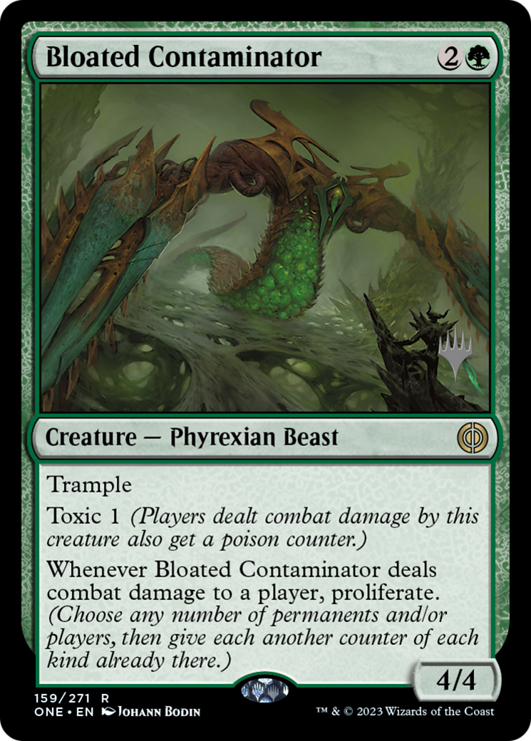 Bloated Contaminator (Promo Pack) [Phyrexia: All Will Be One Promos] | Jack's On Queen