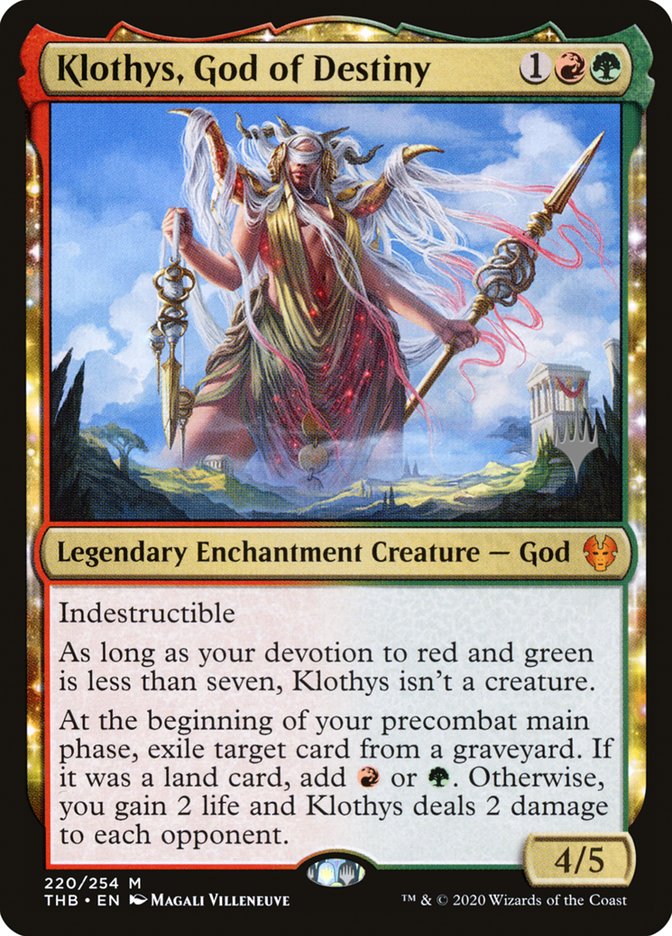 Klothys, God of Destiny (Promo Pack) [Theros Beyond Death Promos] | Jack's On Queen