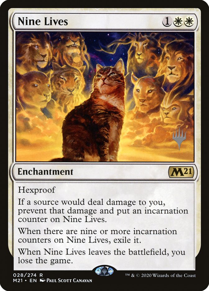 Nine Lives (Promo Pack) [Core Set 2021 Promos] | Jack's On Queen