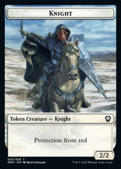 Soldier // Knight Double-sided Token [Dominaria United Tokens] | Jack's On Queen