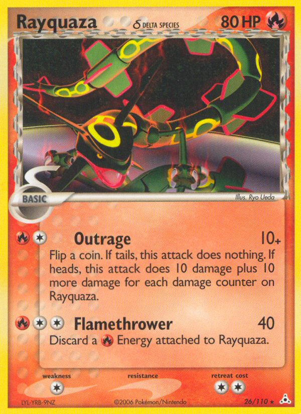 Rayquaza (26/110) (Delta Species) [EX: Holon Phantoms] | Jack's On Queen