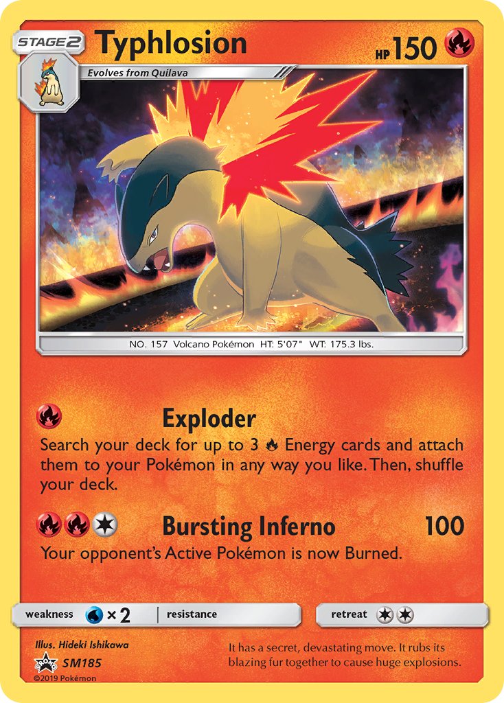 Typhlosion (SM185) [Sun & Moon: Black Star Promos] | Jack's On Queen