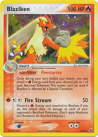 Blaziken (3/109) (Cosmos Holo) [EX: Battle Stadium] | Jack's On Queen