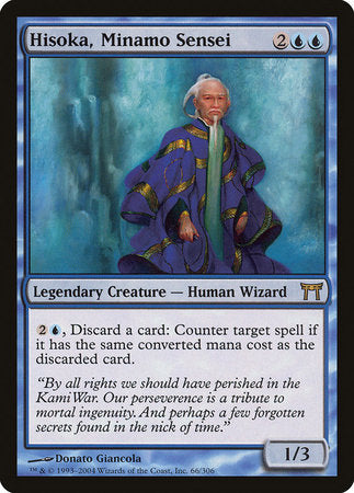 Hisoka, Minamo Sensei [Champions of Kamigawa] | Jack's On Queen