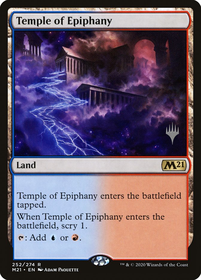 Temple of Epiphany (Promo Pack) [Core Set 2021 Promos] | Jack's On Queen