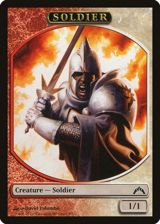 Soldier Token (Red/White) [Gatecrash Tokens] | Jack's On Queen