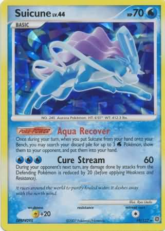 Suicune (19/132) (Cracked Ice Holo) [Diamond & Pearl: Secret Wonders] | Jack's On Queen