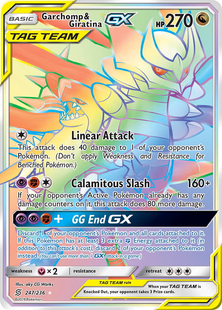 Garchomp & Giratina GX (247/236) [Sun & Moon: Unified Minds] | Jack's On Queen