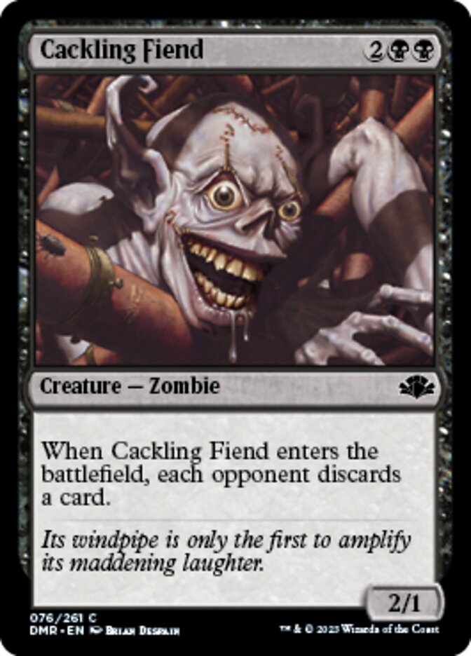 Cackling Fiend [Dominaria Remastered] | Jack's On Queen