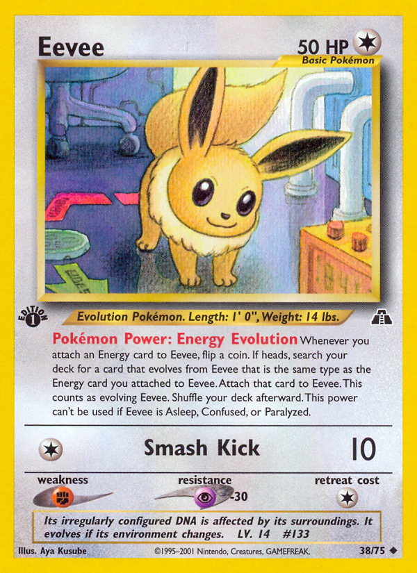 Eevee (38/75) [Neo Discovery 1st Edition] | Jack's On Queen