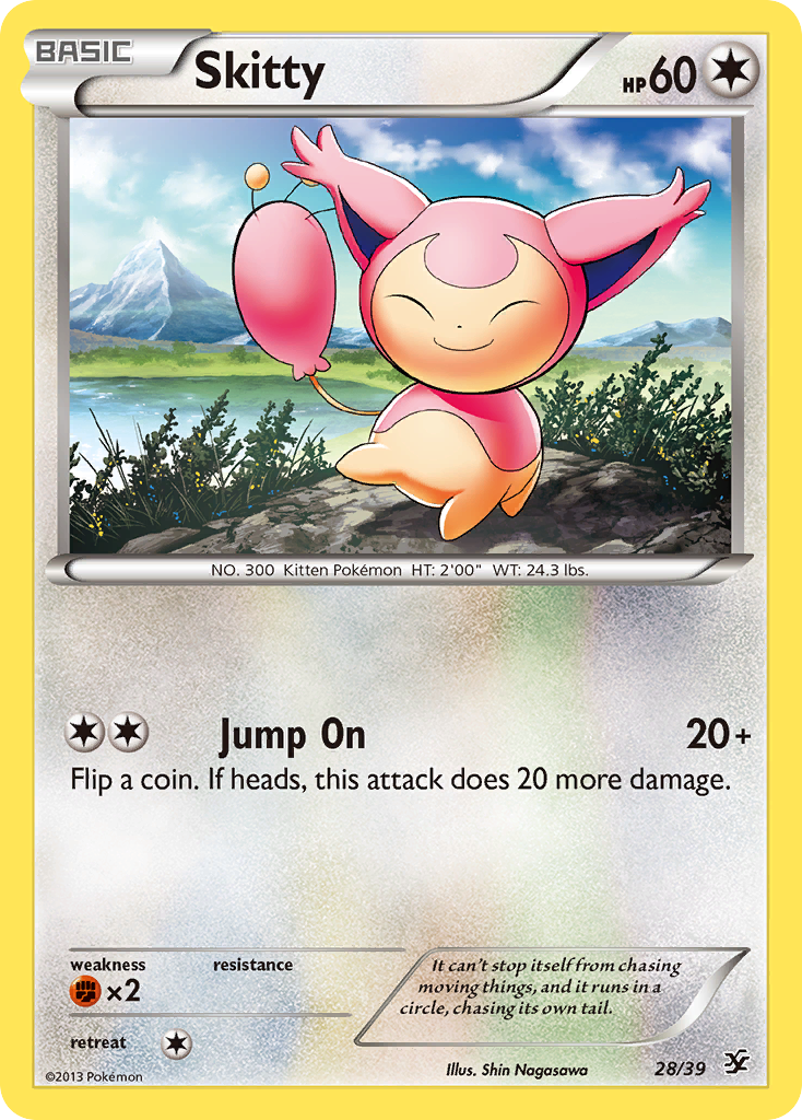 Skitty (28/39) [XY: Kalos Starter Set] | Jack's On Queen