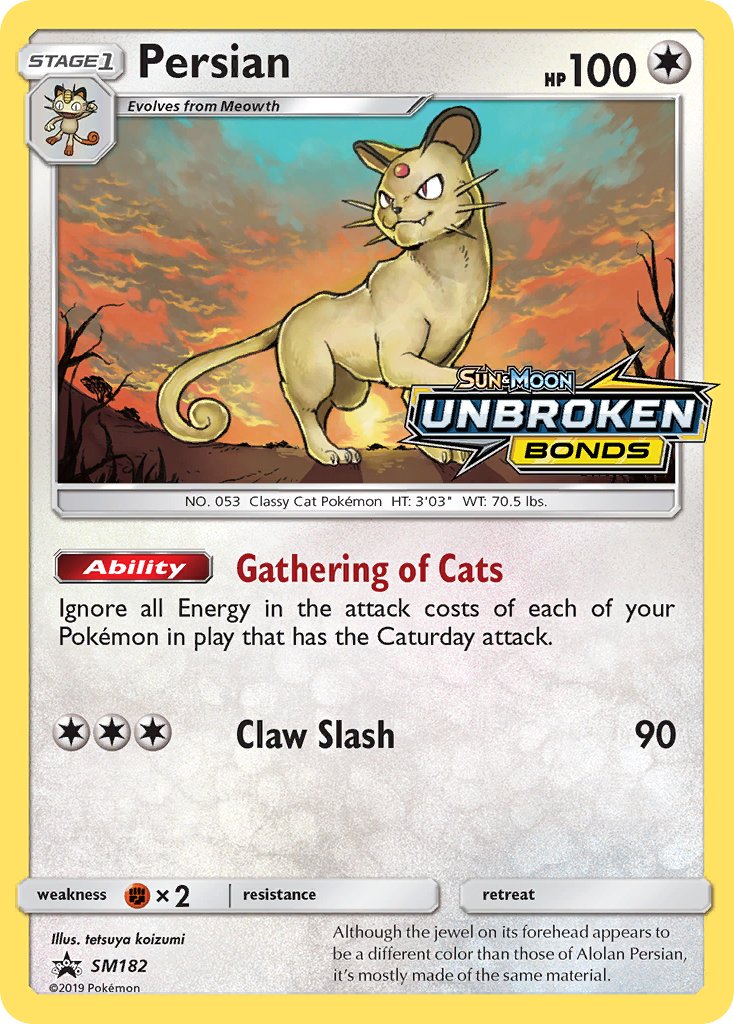 Persian (SM182) [Sun & Moon: Black Star Promos] | Jack's On Queen